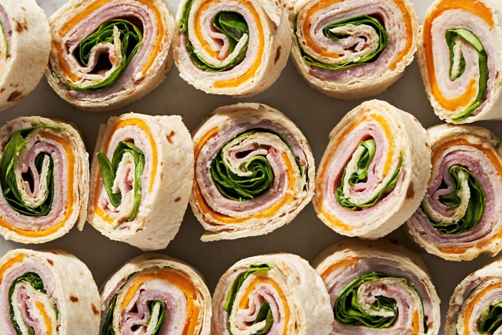 Turkey/Ham Club Wraps Recipe